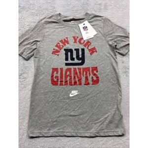 The Nike Tee New York Giants NFL T-shirt Boys M 10/12 Gray New